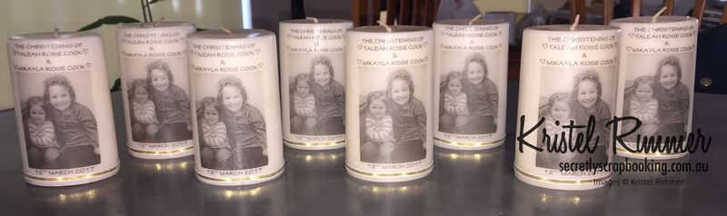 Christening Gift Candles - Eight